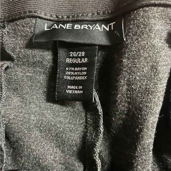 Lane Bryant size 26/28 gray capri‎ pants - Picture 5 of 6